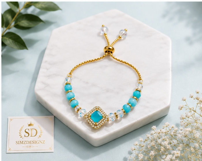 Diamond-Shaped Ad Rakhi Bracelets For Bhabi