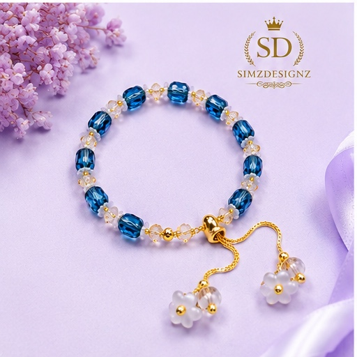 Pearl Bloom Rakhi Bracelets For Bhabi