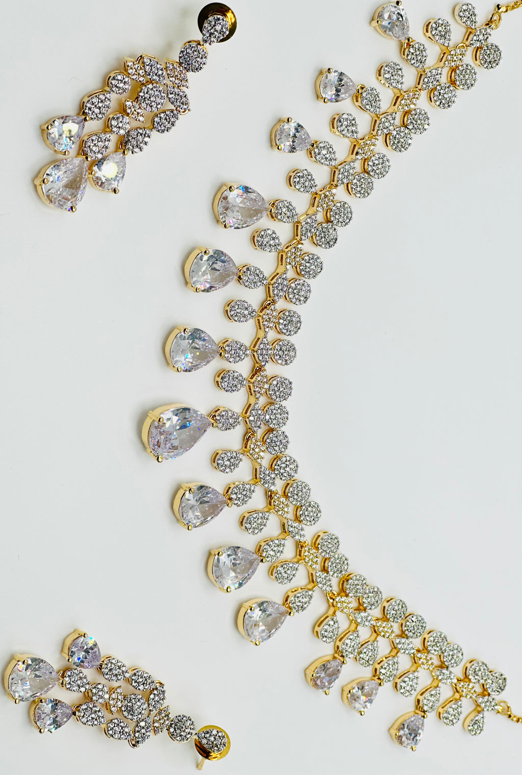Beautiful American Diamond High Quality Necklace Set | Simzdesignzz |