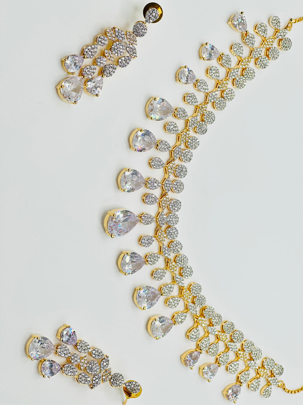 Beautiful American Diamond High Quality Necklace Set | Simzdesignzz |