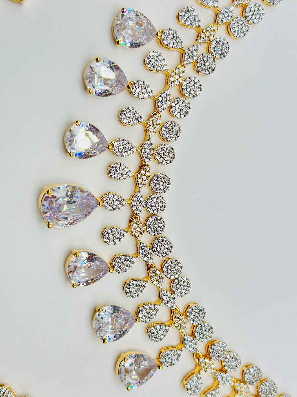 Beautiful American Diamond High Quality Necklace Set | Simzdesignzz |