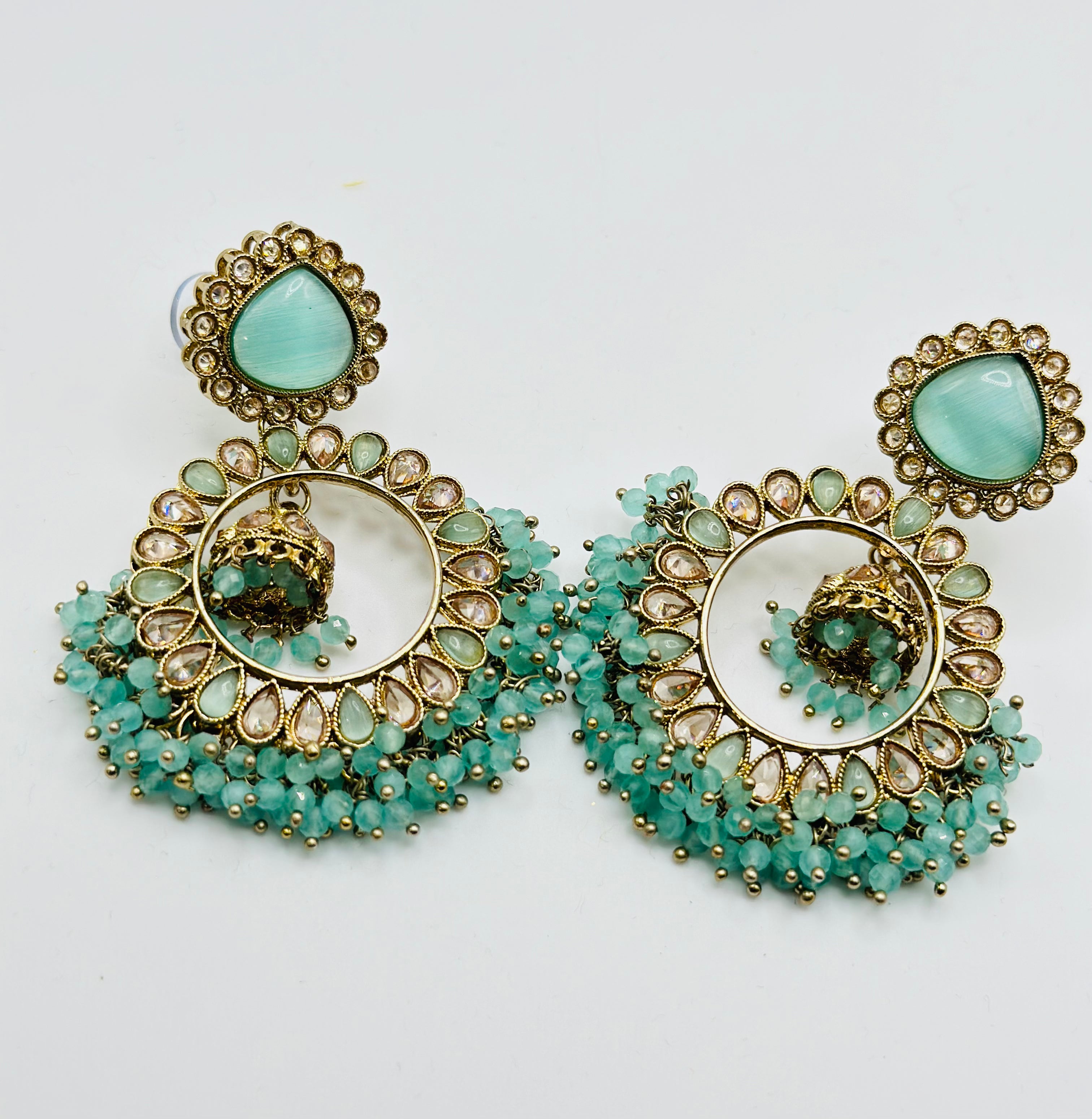 Medium Sized Polki Earrings | Simzdesignzz |