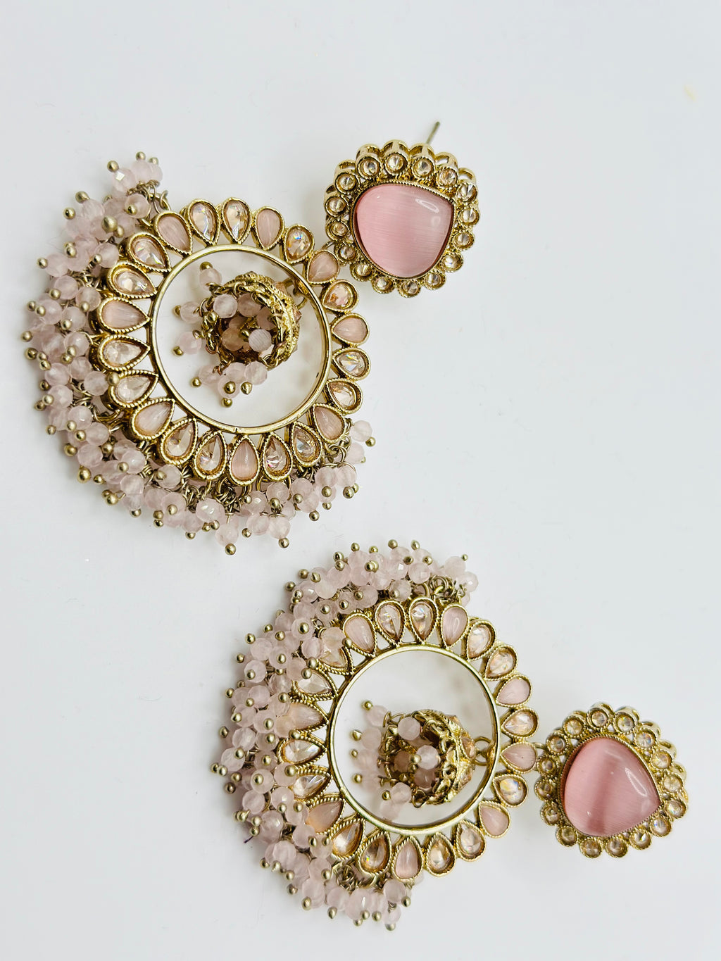 Medium Sized Polki Earrings | Simzdesignzz |