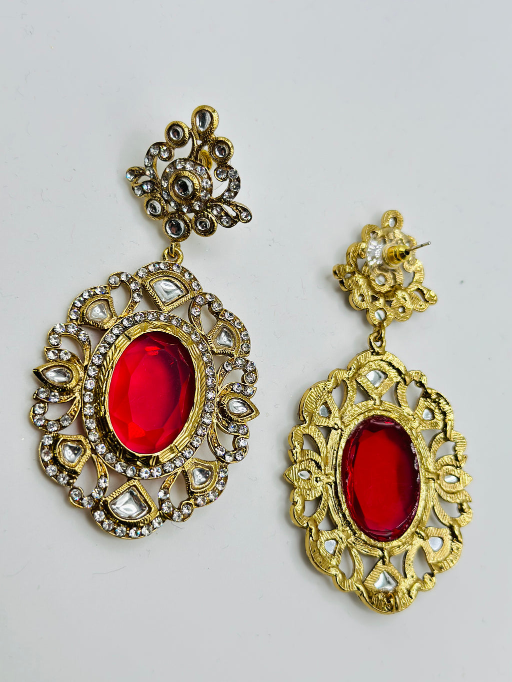 Bollywood Style Polki Earrings | Simzdesignzz |