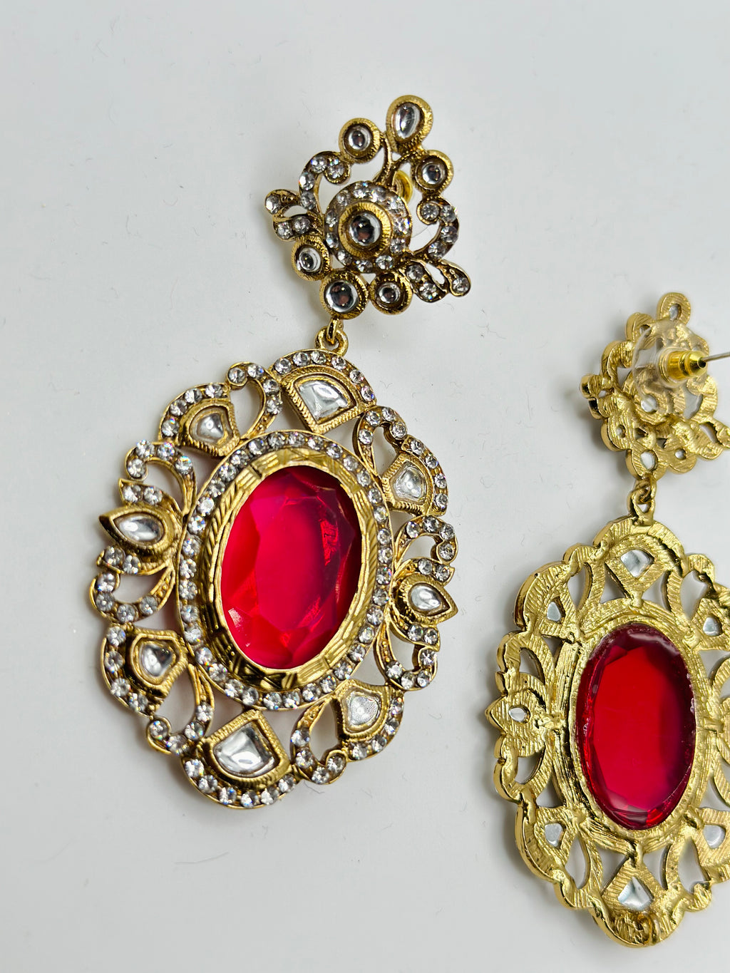 Bollywood Style Polki Earrings | Simzdesignzz |