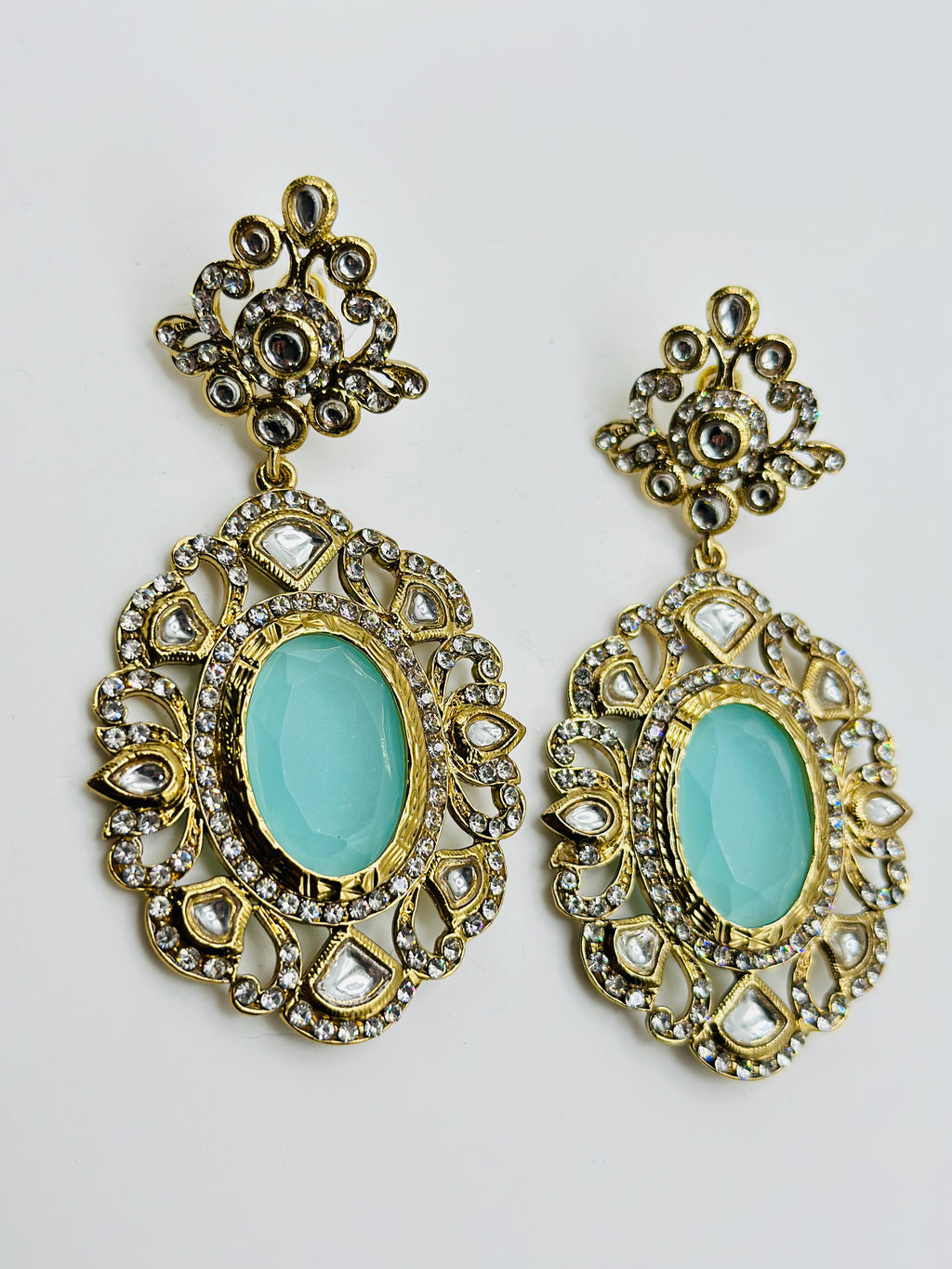 Bollywood Style Polki Earrings | Simzdesignzz |