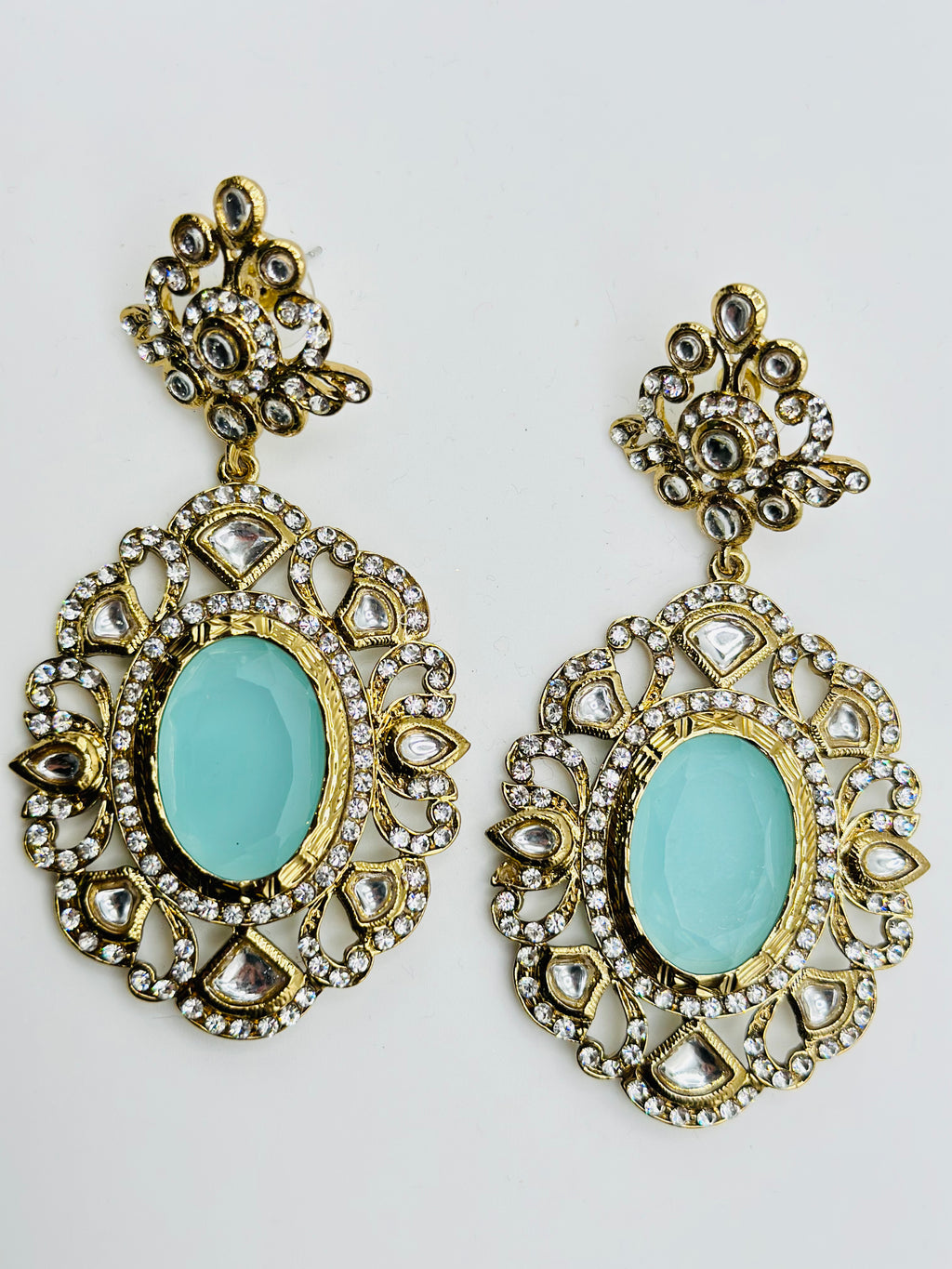 Bollywood Style Polki Earrings | Simzdesignzz |