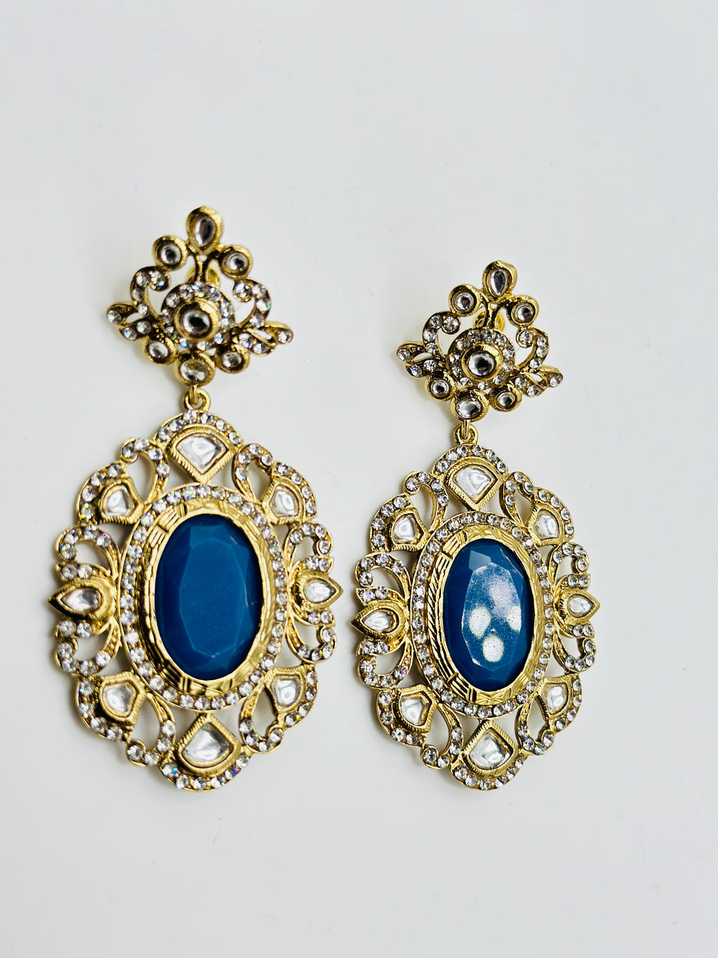 Bollywood Style Polki Earrings | Simzdesignzz |