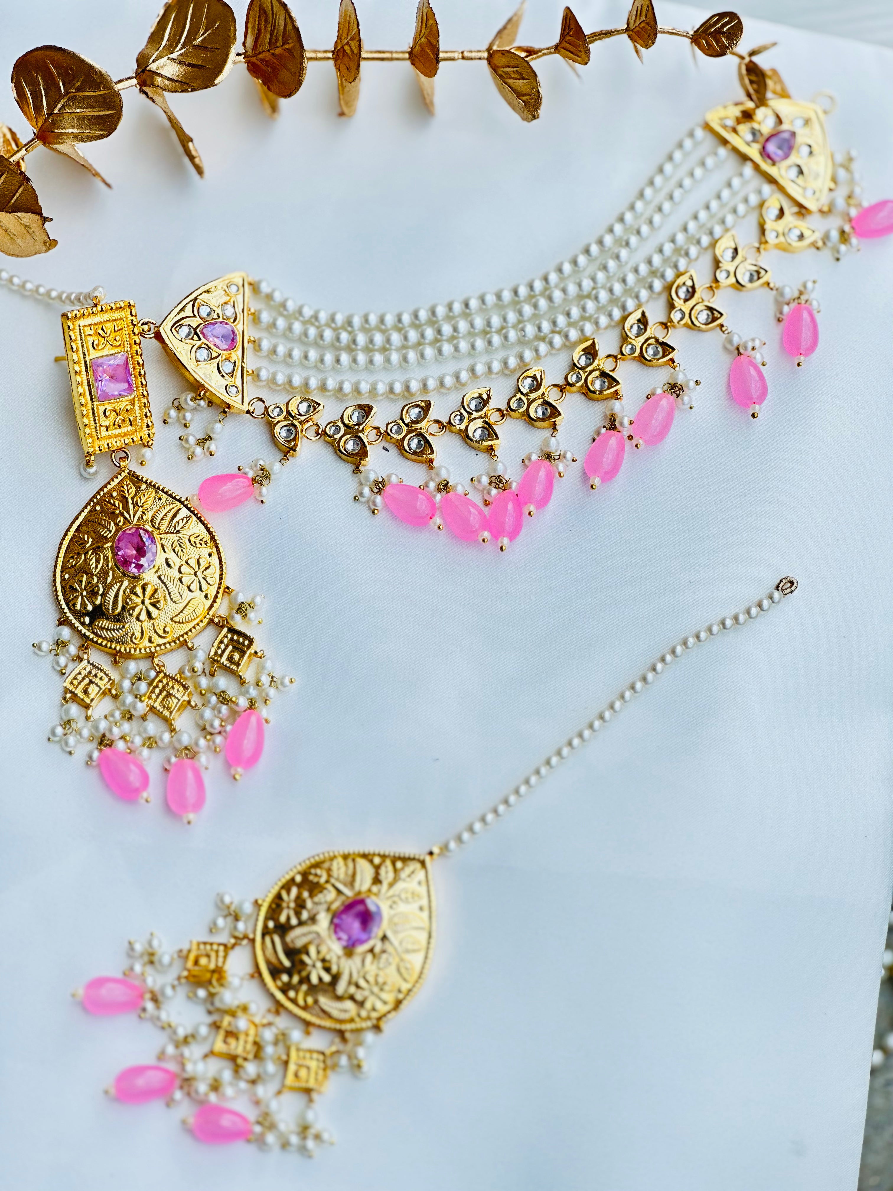 Multani Thappa Kundan Earrings With Saharya | Lightweight | Simzdesignz |