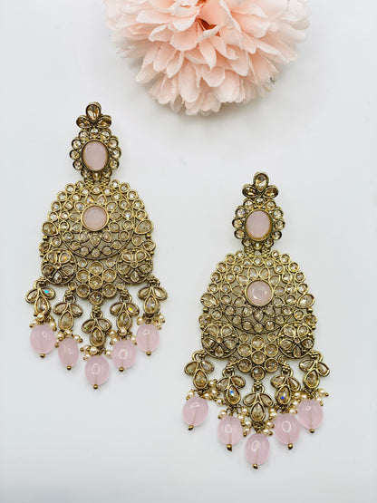 NAZZAKAT REVERSE POLKI EARRINGS | SIMZDESIGNZZ |