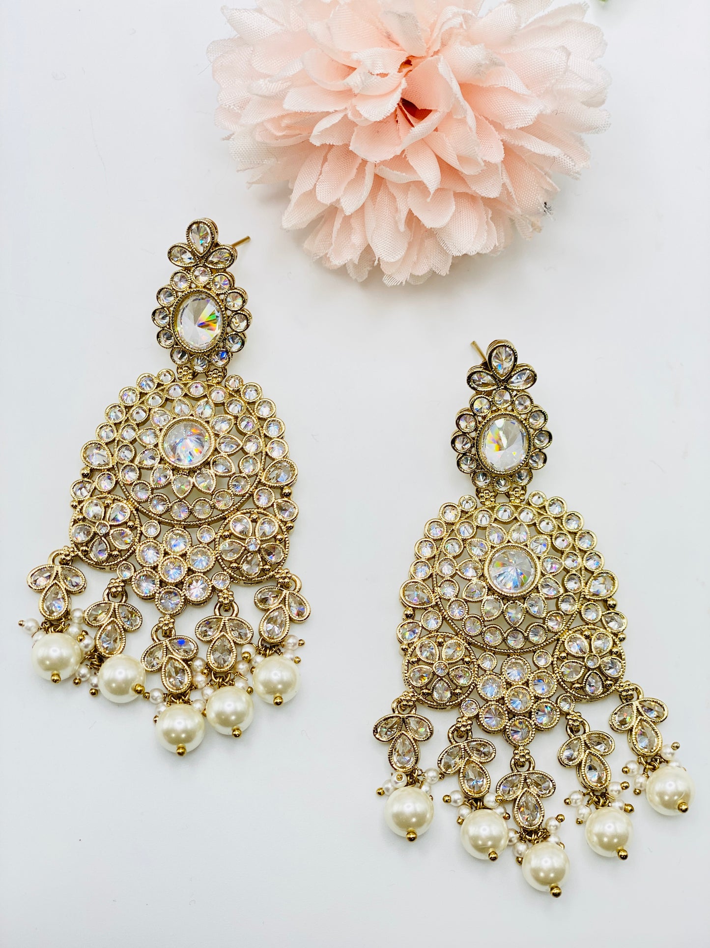 NAZZAKAT REVERSE POLKI EARRINGS | SIMZDESIGNZZ |