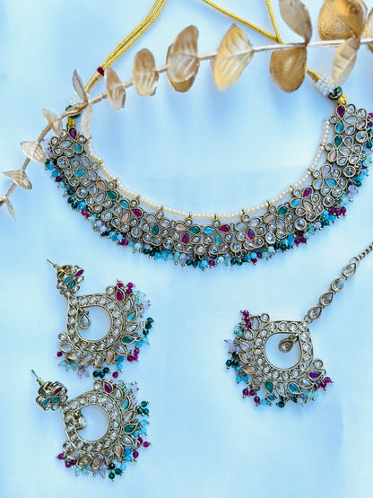 Necklace Set ( Polki Edition ) |Simzdesignz