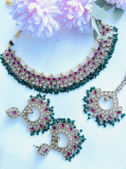 Necklace Set ( Polki Edition ) |Simzdesignz