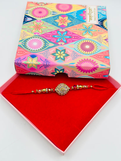 CZ Premium rakhi with premium packaging