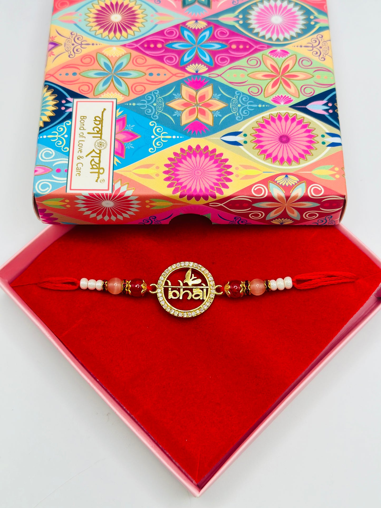 CZ Premium rakhi with premium packaging