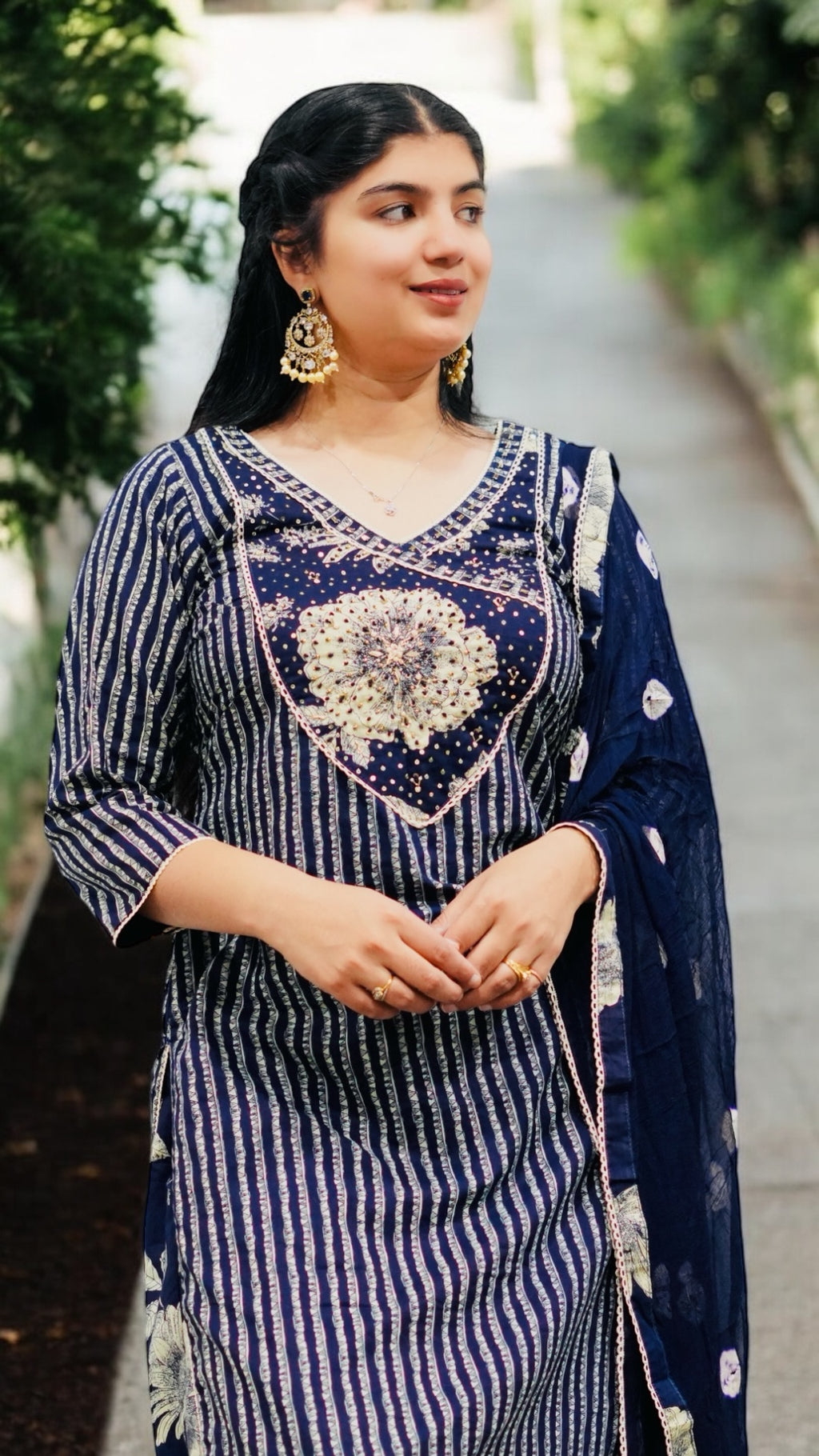 Navy Blue Salwar Suit  | SIMZDESIGNZLTD | SUITS |