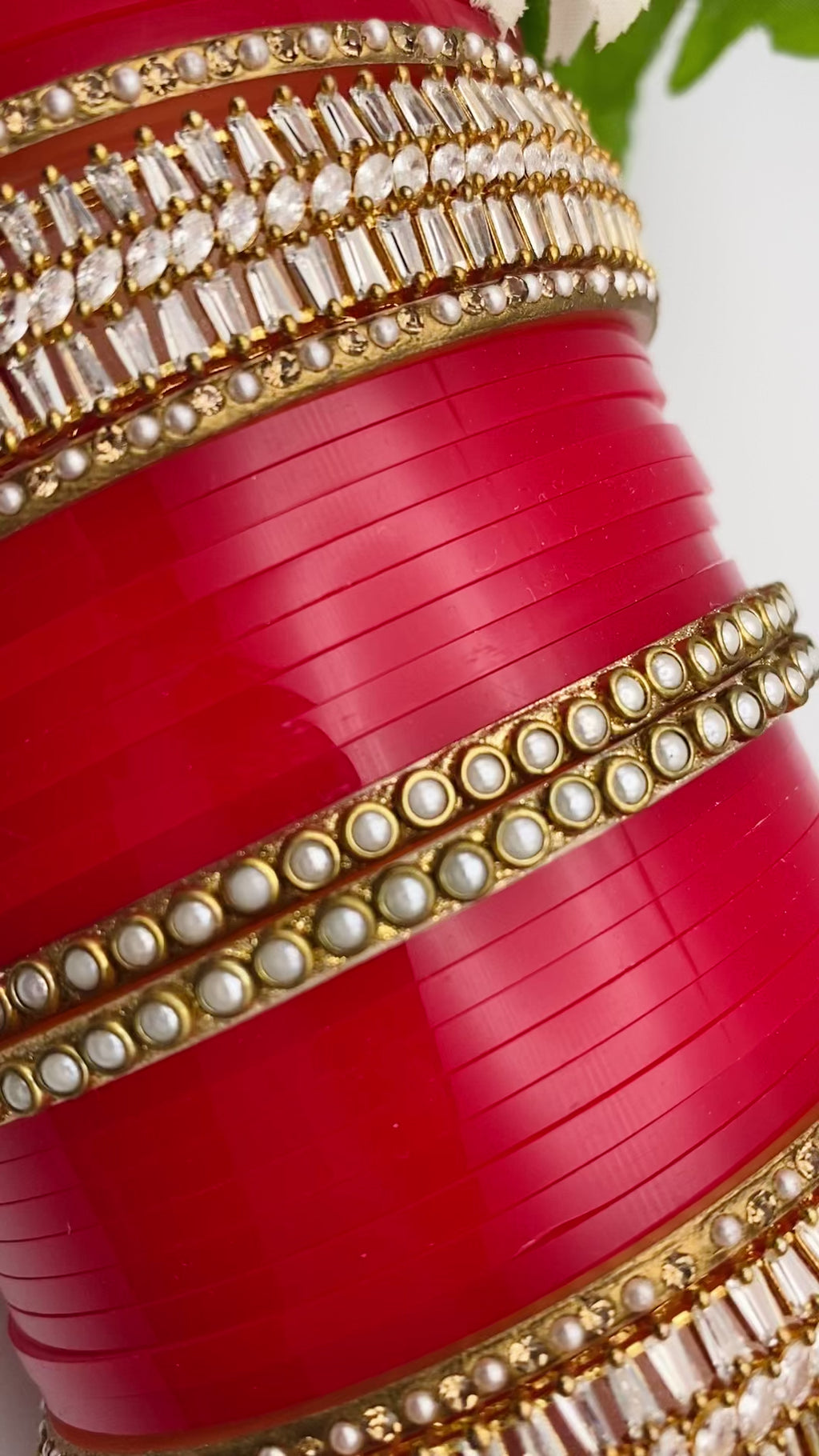 American Diamond Chooda | Bridal Chooda | Simzdesignzz |