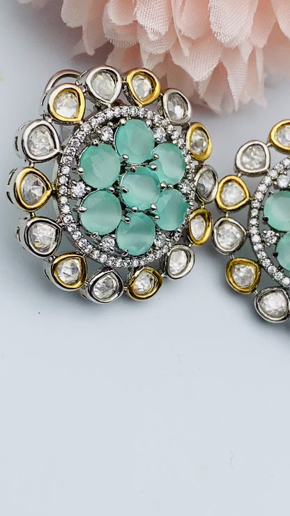 Elegant Tyani-Kundan Studs | Simzdesignzz |